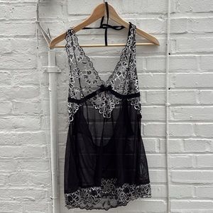 Vintage lace sleep top